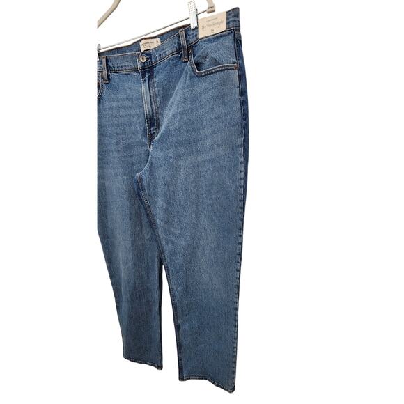 New NWT Abercrombie & Fitch 90's Straight Ultra High Rise Size 34 Long - Picture 7 of 11